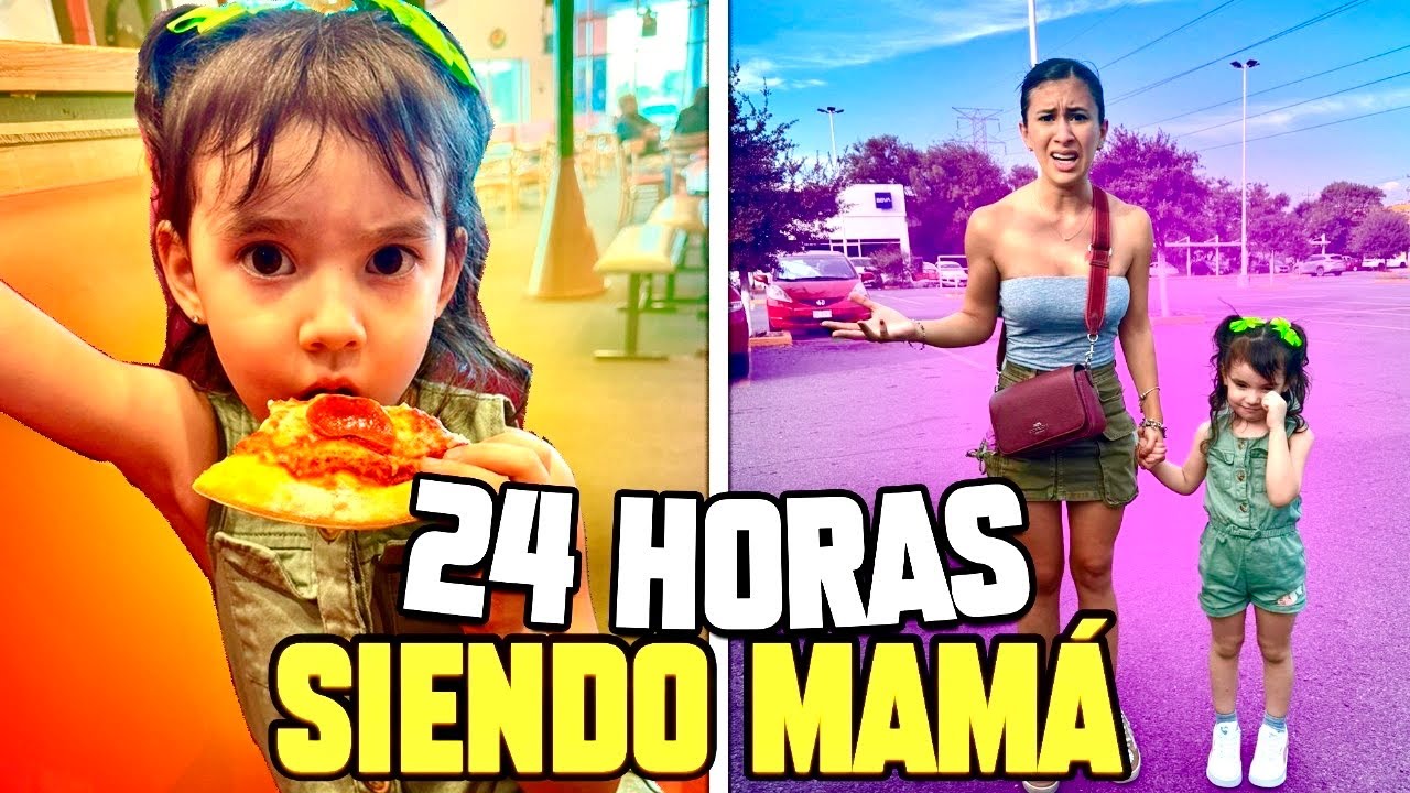 24 HORAS SIENDO MAMÁ SOLTERA DE AMANDA * sale m4l * 😧😱 | Hermanas JM