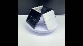 Розумний Wi-Fi вимикач світла Bodasan 2 клавіші, сенсорний (WR-201)