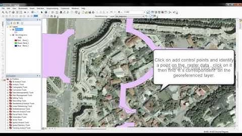 Georeference using control points 1