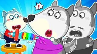 Yes Yes Lycan, Find Mommy and Daddy's Color  Funny Stories for Kids @LYCANArabic
