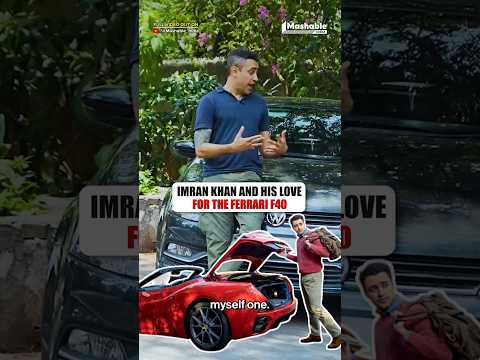 What Makes the Ferrari F40 So Special to Imran Khan? 👀 | Mashable India | #viral #shorts