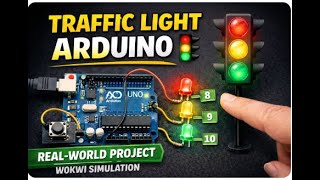 Traffic Light System using Arduino   Wokwi Simulation