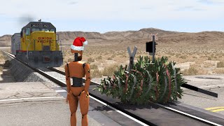 A Crash Test Dummy Christmas | BeamNG.drive видео