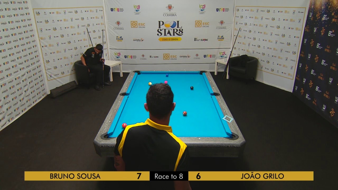 Pool Stars - Cidade de Coimbra - Quartos-Final - Bruno Sousa vs João Grilo