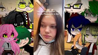 Bnha And Haikyuu Reacts To Our World American Highschool Life 1? Original Read Description