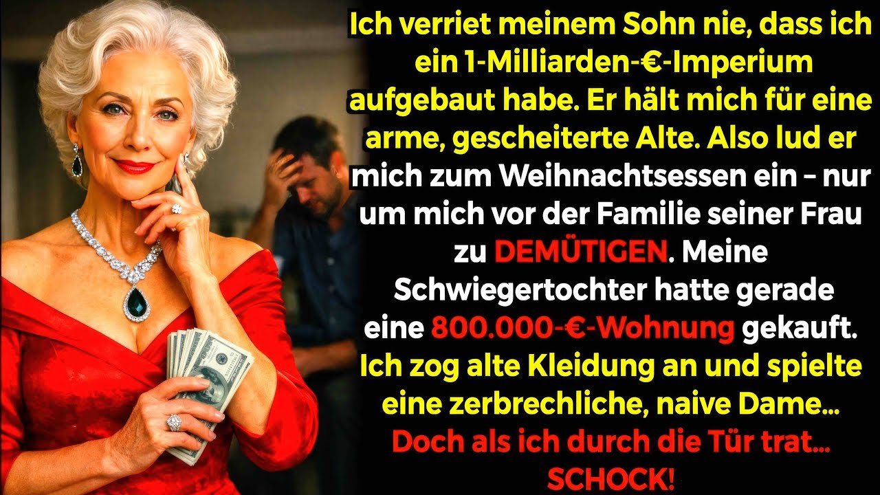 Nie sagte ich meinem Sohn vom 1-Milliarden-€-Imperium. Er hält mich für eine Versagerin…