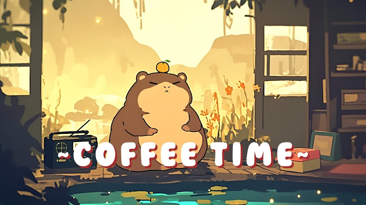 [Extended Mix] Capybara Beat Station | Cozy Beats for Relaxation 🦫 🌙 📖
