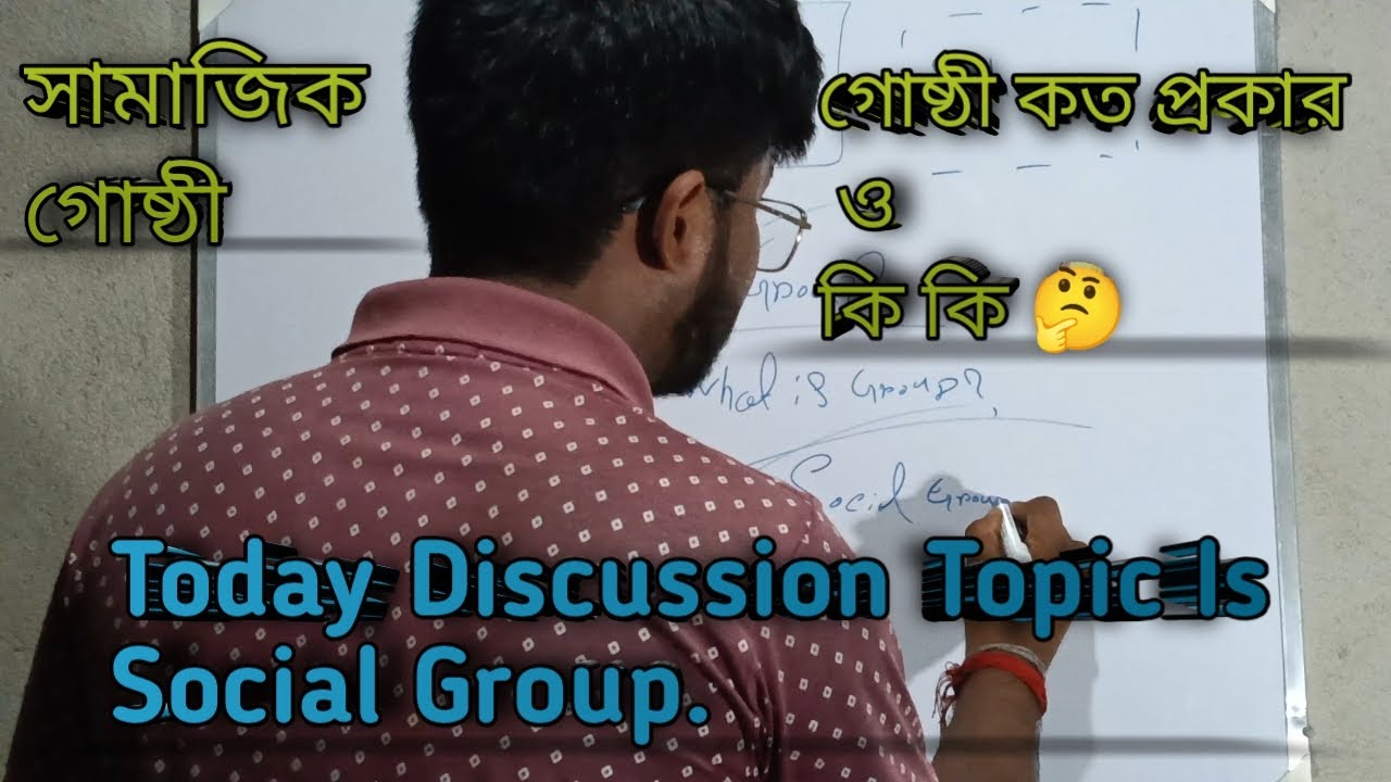 Today Discussion Topic is Social Groups. 