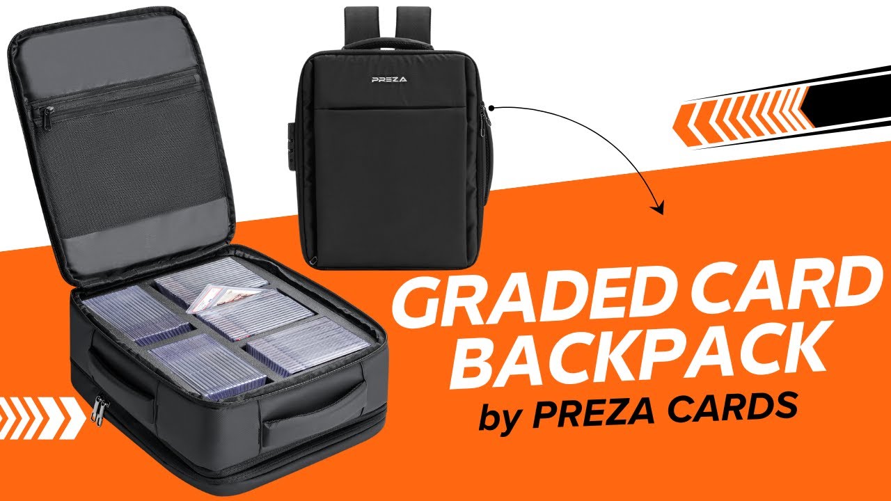 graded card backpack Trading Card Case Backpack | Slab Storage main image 1
