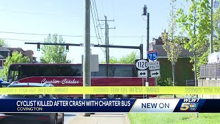 Police: Man dies after being struck by charter bus in Covington