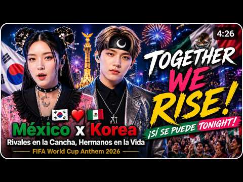 🇰🇷❤️🇲🇽 Together We Rise! | ¡Sí Se Puede Tonight! | FIFA World Cup 2026 K-Pop Latino Anthem