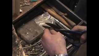basic silversmithing, fabricating a large bail for pendant