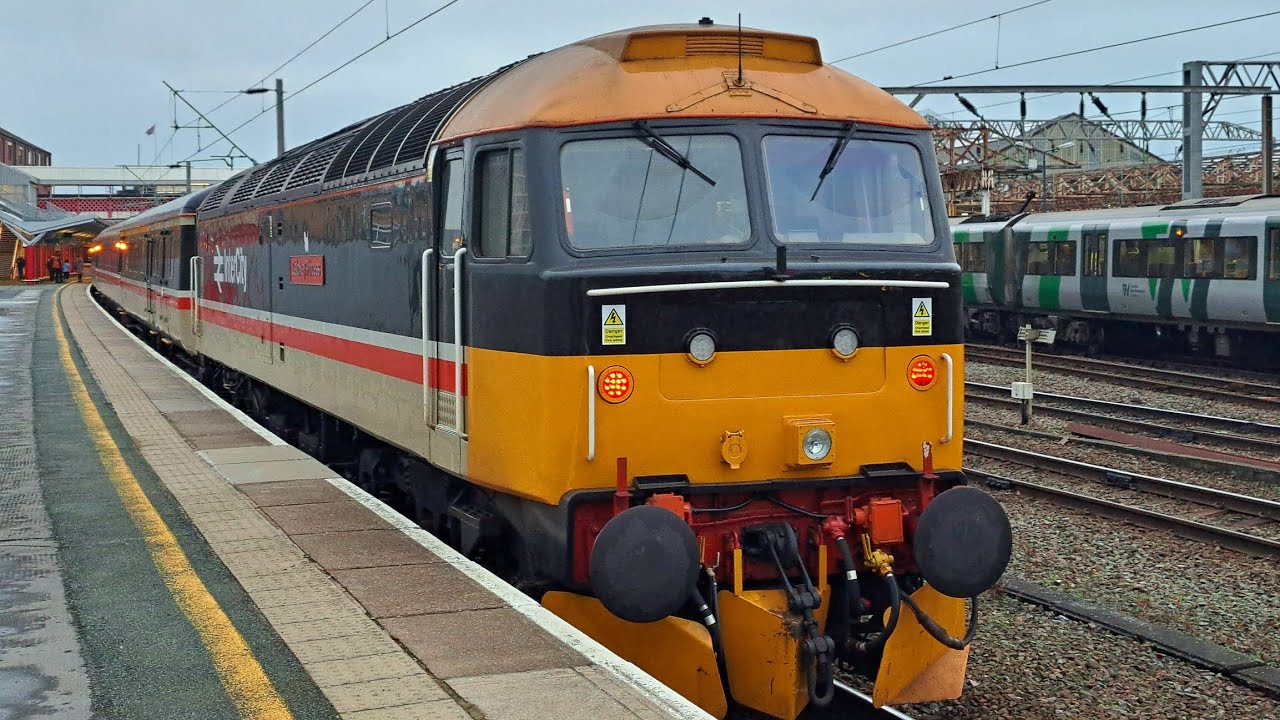 47593 T&T 45118 awesome departure from Crewe on 5Z15 ECS to Crewe H.S! 25/01/26