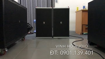 Test 1 cặp loa Array 40 đơn, đồng bộ NEO chính hãng ENOS cho khách Lâm Đồng | Enos Sài Gòn