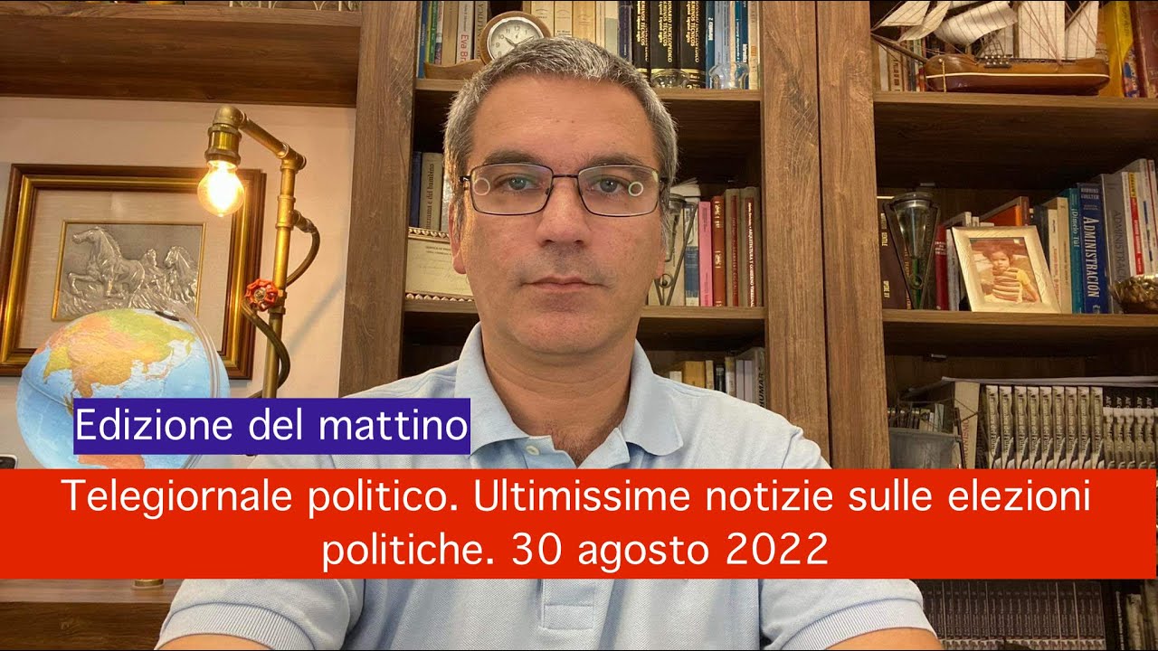 Telegiornale politico del mattino. Ultimissime notizie sulle elezioni