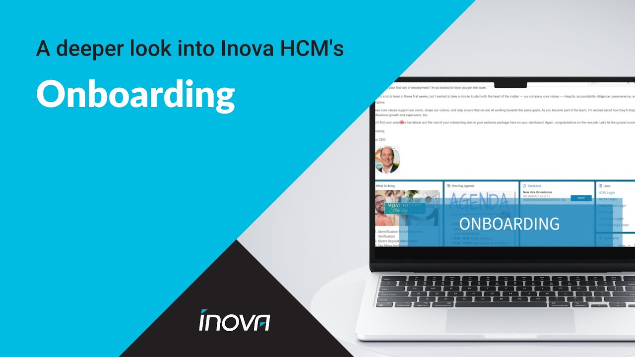 Deeper Dive: Inova HCM Onboarding Solution Overview | New Hire Tasks ...