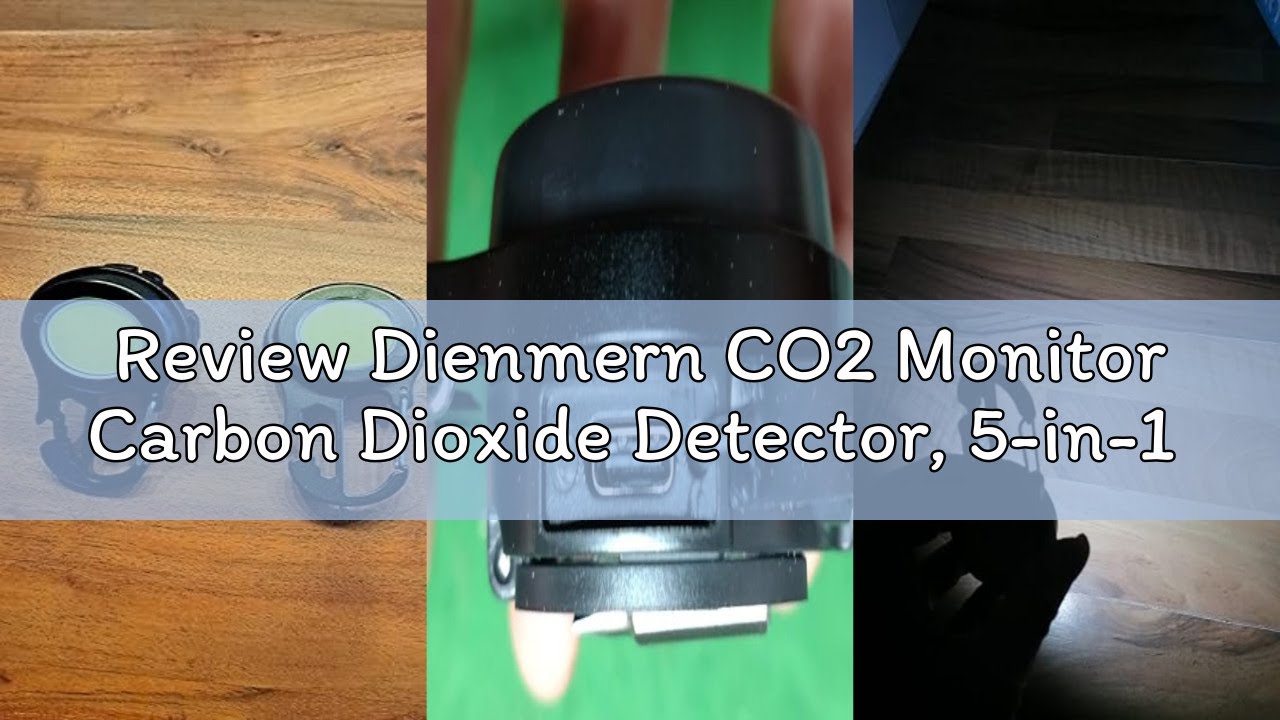Review Dienmern CO2 Monitor Carbon Dioxide Detector, 5-in-1 Indoor Air Quality Monitor, Portable CO2