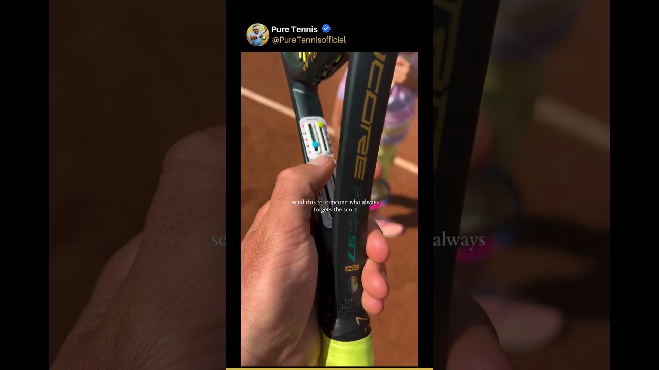 Send this to someone who always forgets the score 🤣🎾  