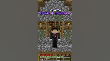How to Craft A Lectern in #minecraft 1.20 Java