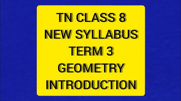TN Samacheer 8 Maths New Syllabus Term 3 Geometry Ex 3.1 Introduction Sum.