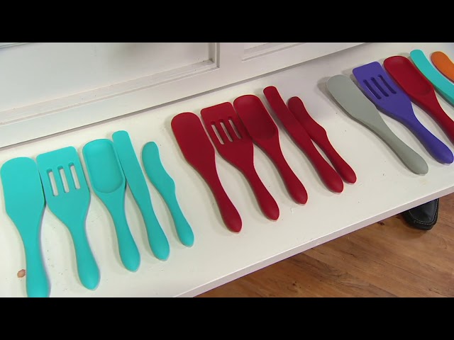 Mad Hungry 6-Piece Silicone Skinny Spurtle Set 