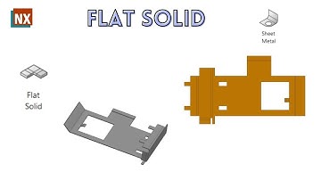 Flat Solid | How to use Flat Solid in NX | NX CAD |