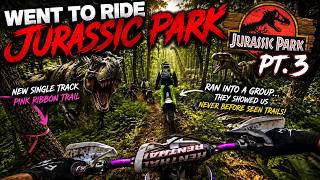 We Found SECRET Single Track in Jurassic Park! (Pink Ribbon Trail Pt. 3)