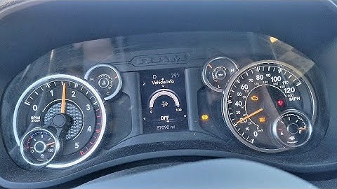 2022 Ram 3500. Showing dpf issues.