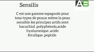 sensilis sensitive skin lab  100% naturel 100% végétal