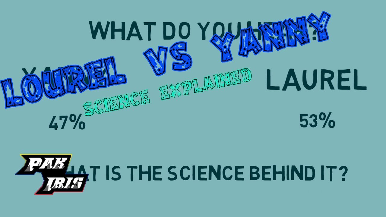 Laurel vs Yanny (Explained) | Pak IRIS
