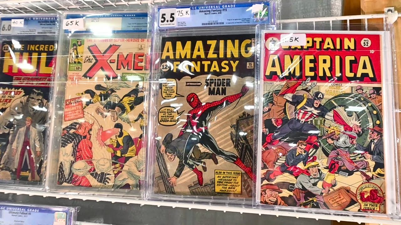 Spending all our Money on the Best Vintage Comic Books We Can Find at Heroes Con 2025