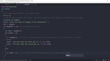 Solving Code forces Watermelon problem in the simplest way.
