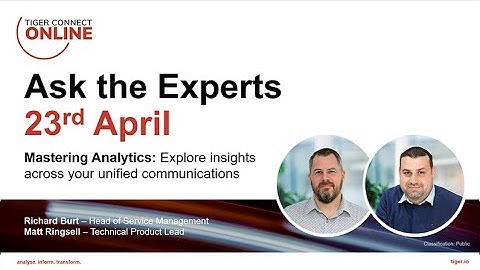 Mastering Analytics: Unveiling insights across your unified communications with Tiger Prism