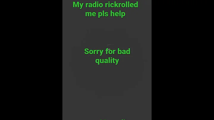 my radio killed me
