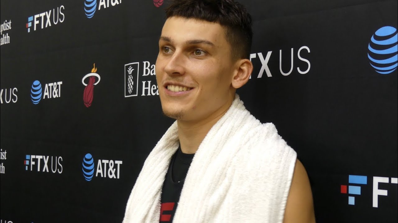 Tyler Herro Reacts To Miami Heat First Training Camp Scrimmage