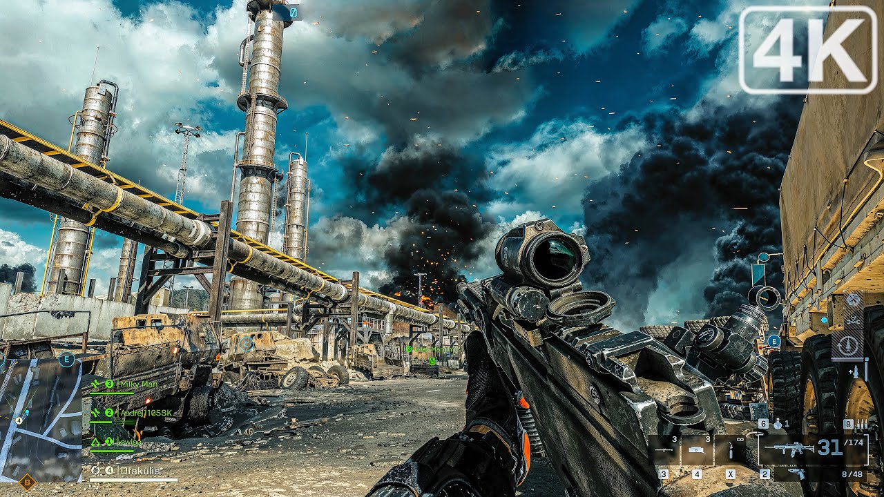 1 Hour of Raw Operation Firestorm Gameplay｜Battlefield 6 Conquest｜4K