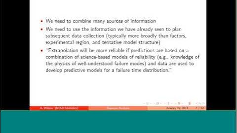 Bayesian Analysis Wilson