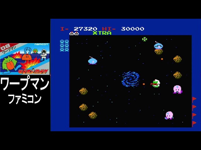 ファミコン ナムコ ワープマン ゲーム ピンバッジ ピンズ レトロ