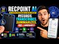 RECPOINT AI Review: The Smart Voice Recorder That Writes Notes For You