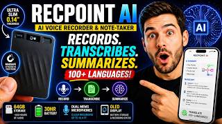 RECPOINT AI Review: The Smart Voice Recorder That Writes Notes For You