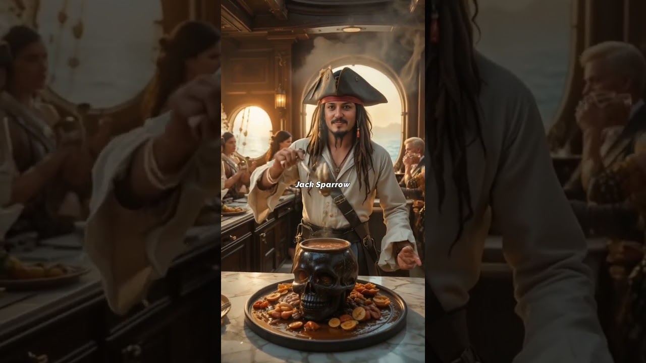 Jack Sparrow as chef 