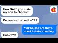 【Apple】My mom lays the beat down on my future MIL for all the toture she put me through