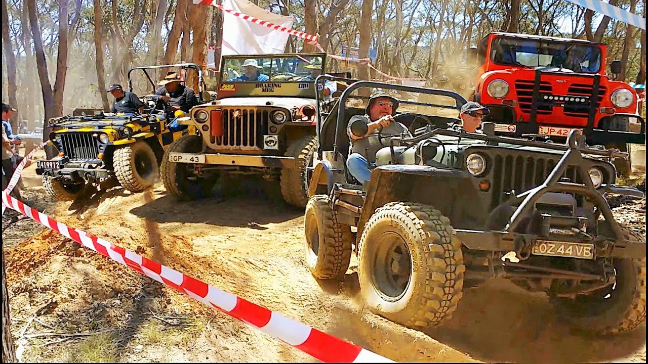 Australian Jeep Jamboree Army Jeeps Jambo Test Track YouTube