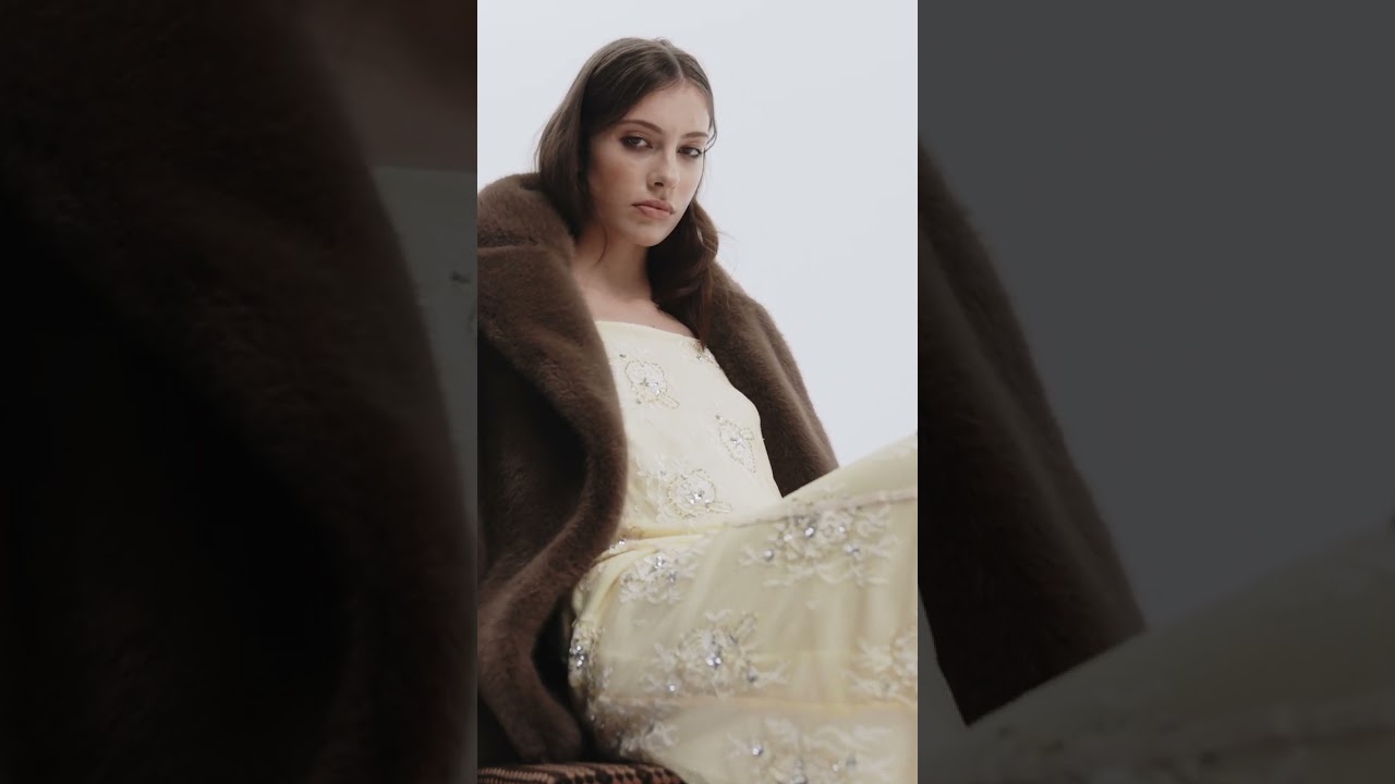 Wrap yourself in our soft ecofur jacket. Available online at kocca.it 