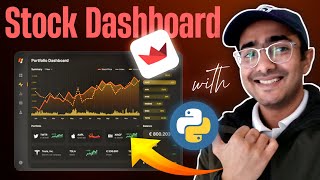 Streamlit STOCK dashboard using Python 🔴