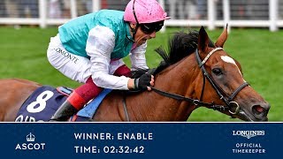 What A Race Enable Wins Her Second King George Vi In Emphatic Style