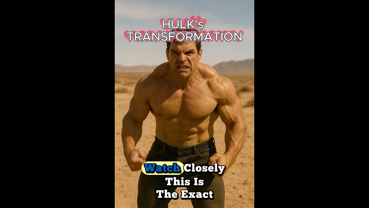 🔥 Bruce Banner's Transformation to HULK 