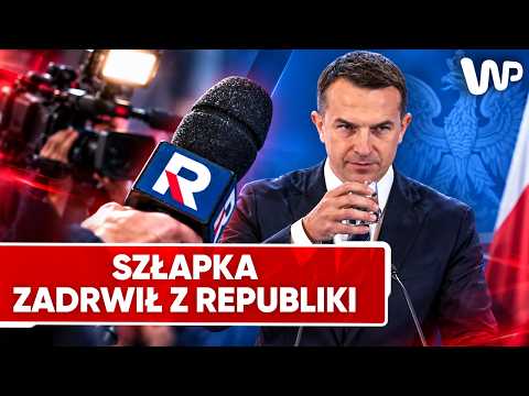 Szłapka to TV Republika: I doubt you even report the weather truthfully