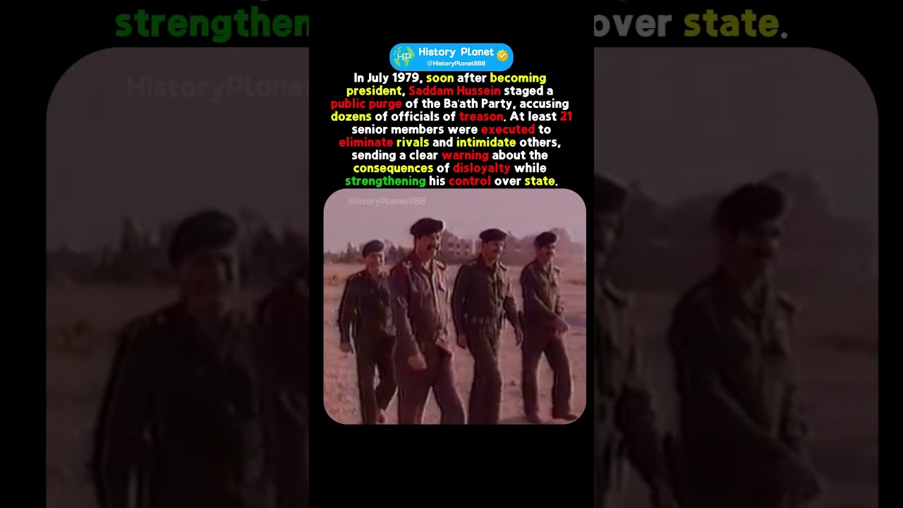 Saddam Hussein’s Deadly Purge 