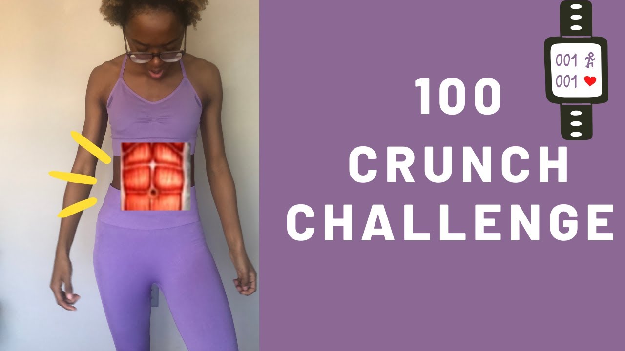 100 Crunch Challenge Ab Workout Tone Your Abs & Belly at Home